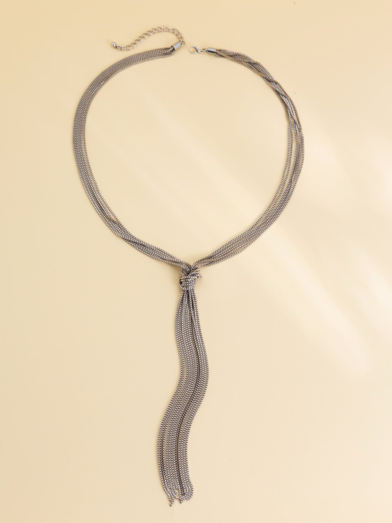 Layered Fringe Necklace for Women - Trendy Y2K Multi Chain Pendant | Boho Chic Statement Jewelry | Dainty & Edgy Gold Silver Necklace