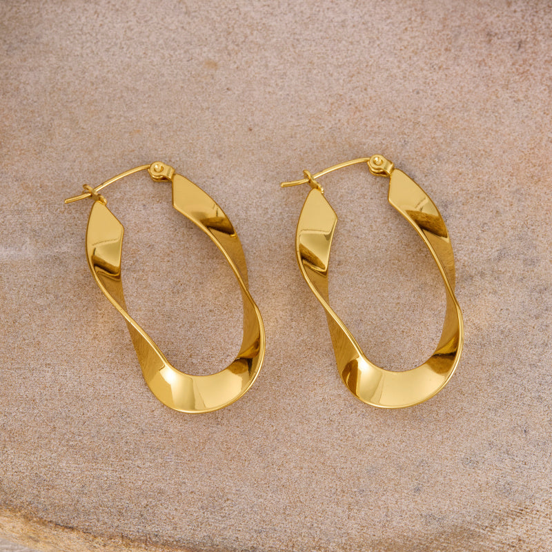 Irregular Titanium Studs - Unique Contemporary Jewelry for Trendsetters