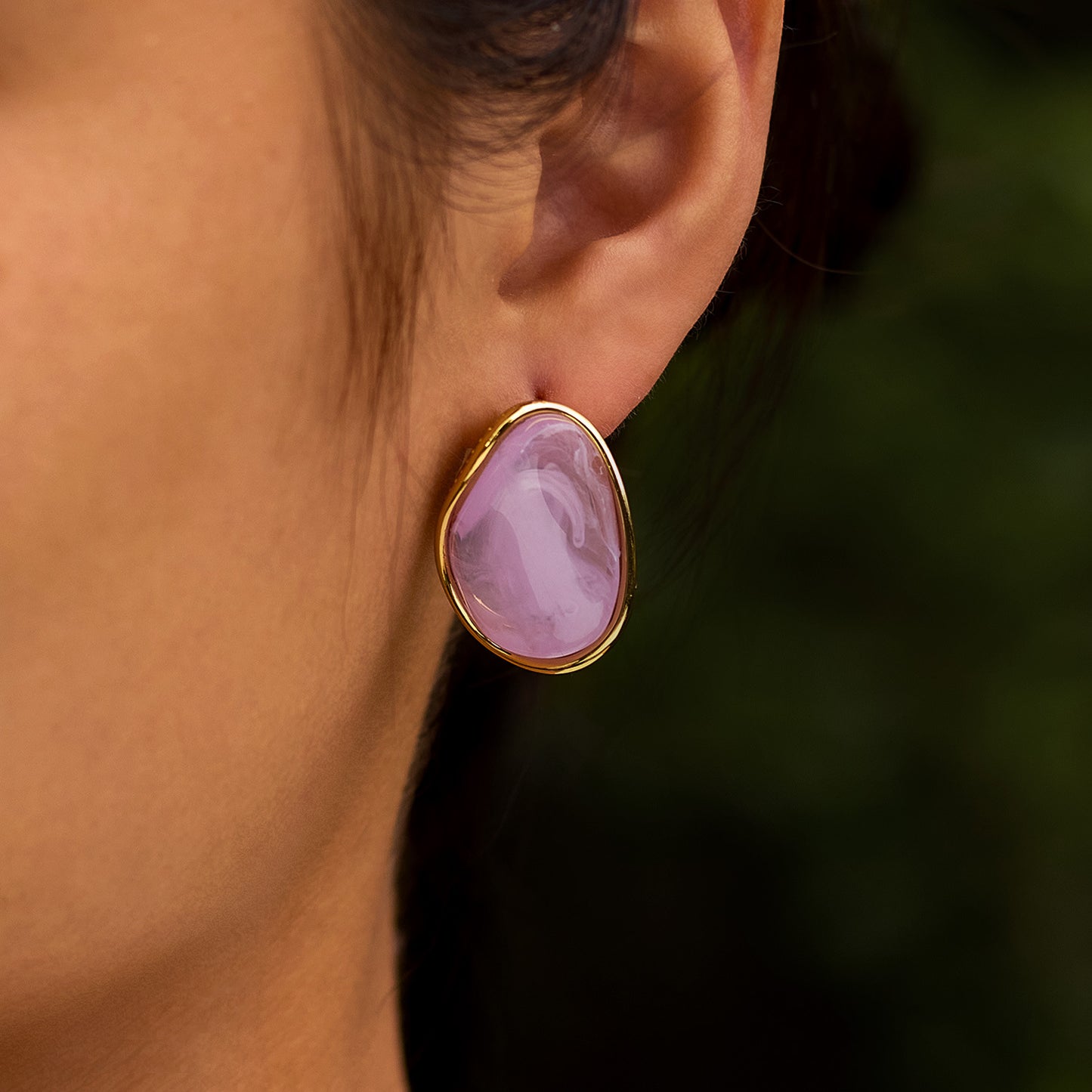Trendy Titanium Steel Earrings - Summer Vacation Hoops