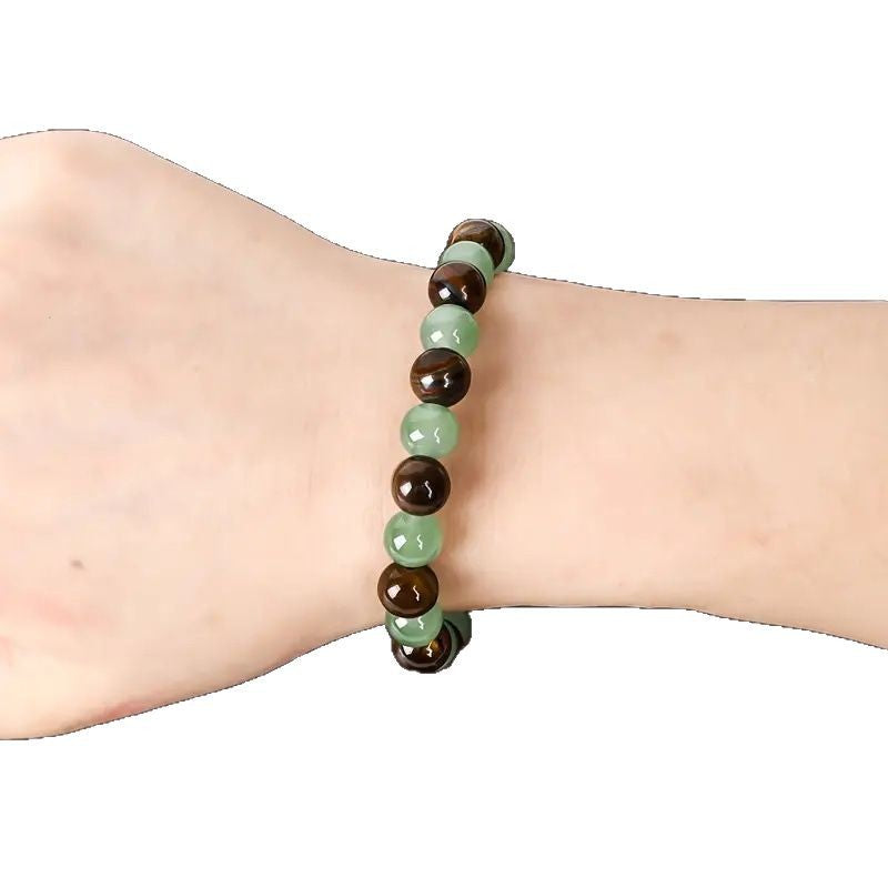 Relaxing Success Prosperity & Abundance Crystal Bracelet Natural Stone Beaded Stretch Jewelry