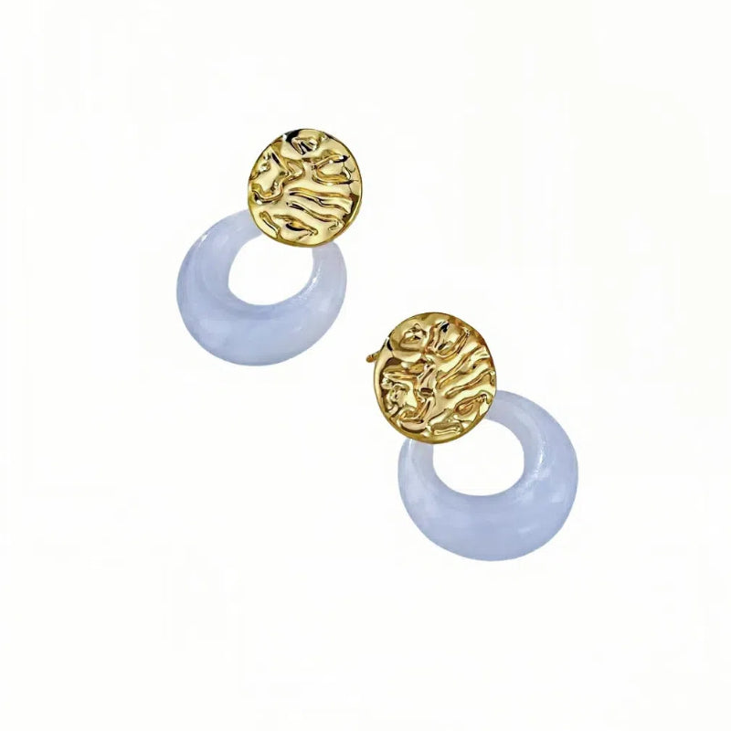 Trendy Titanium Steel Earrings - Summer Vacation Hoops