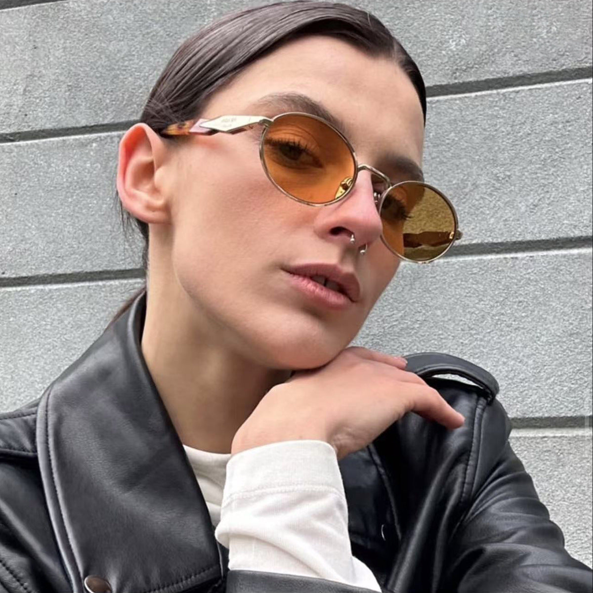 2025 New Style Sunglasses for Women, Oval Frame Sunglasses for Driving, Sun Protection Glasses for Men
