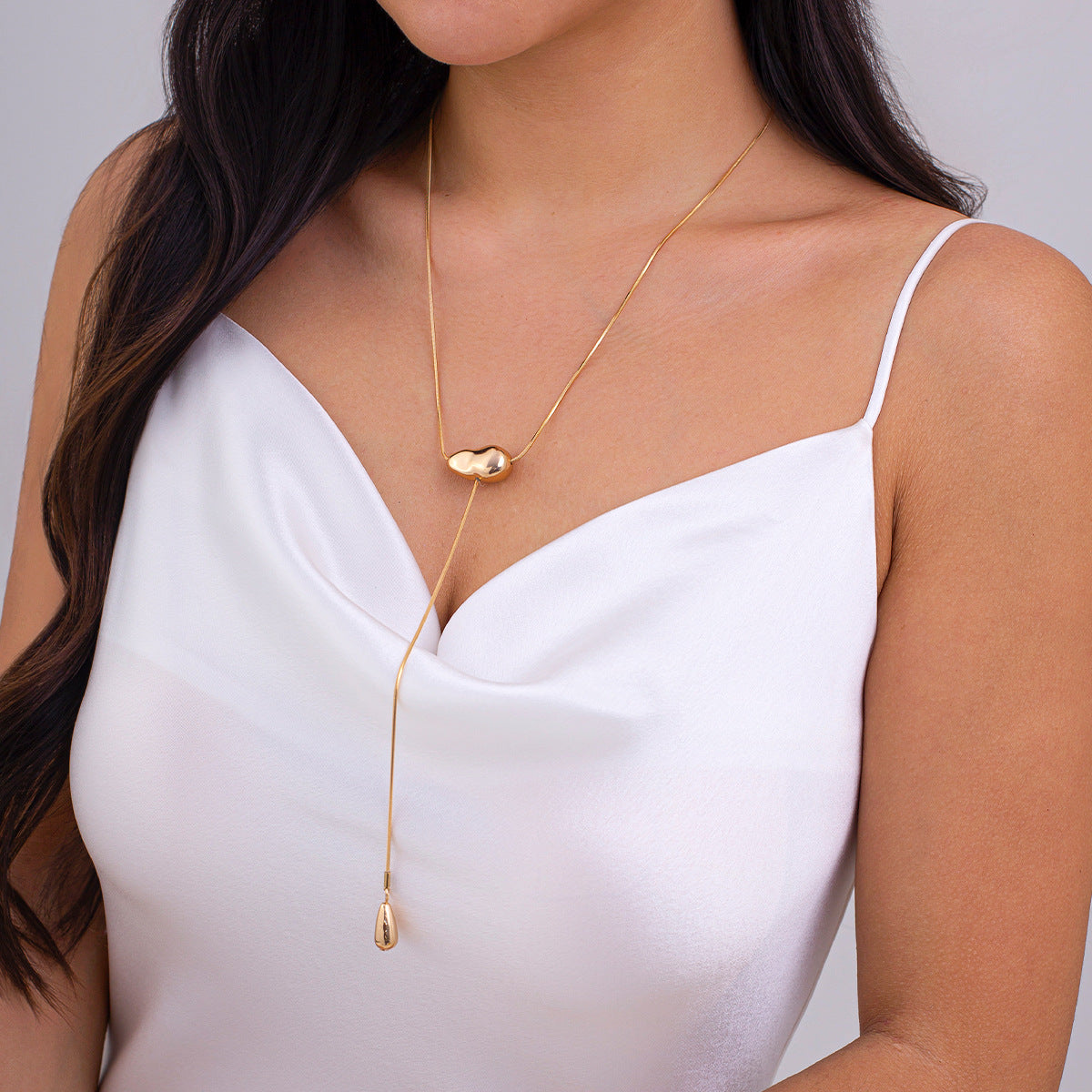 Trendy Long Layered Necklace - Minimalist Choker for Women