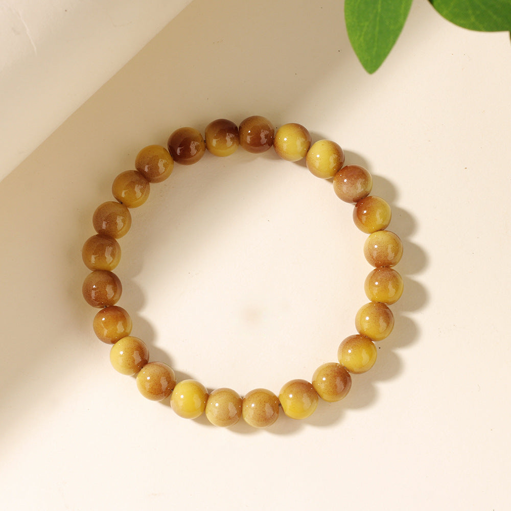 Gold-Plated Tiger Eye Stone Bracelet Jewelry for Women, Natural Stone Bracelet, Non-Fading, Brightening Effect