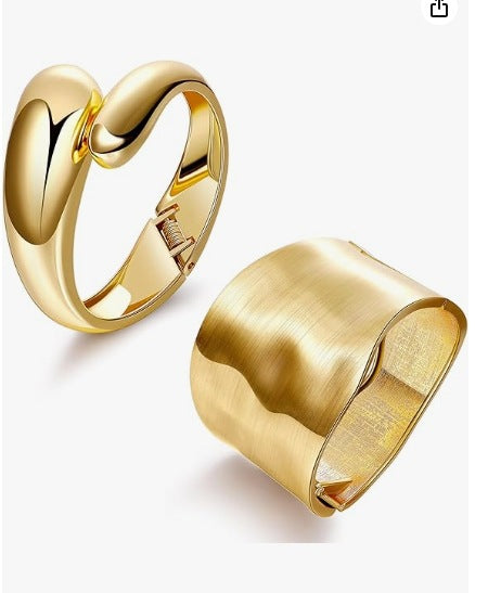 Hand Accessories Round Metal Glossy Water Drop Bracelet Niche Fashion Bracelet