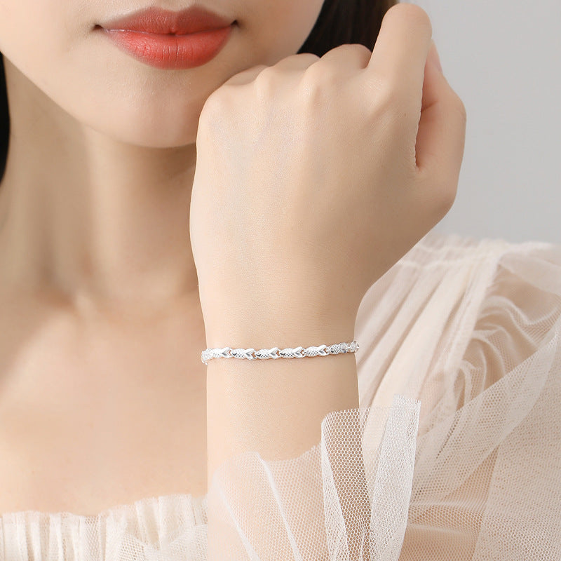 999 Pure Silver Koi Bracelet for Women | Tarnish-Resistant Gift for Her