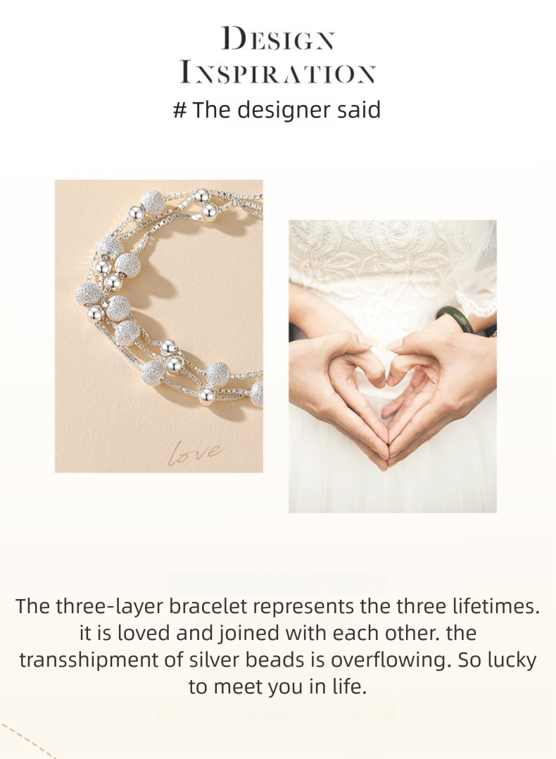 990 Pure Silver Tri-Braid Chain Bracelet | Minimalist Modern Jewelry | Zen-Inspired Dainty Gift for Women