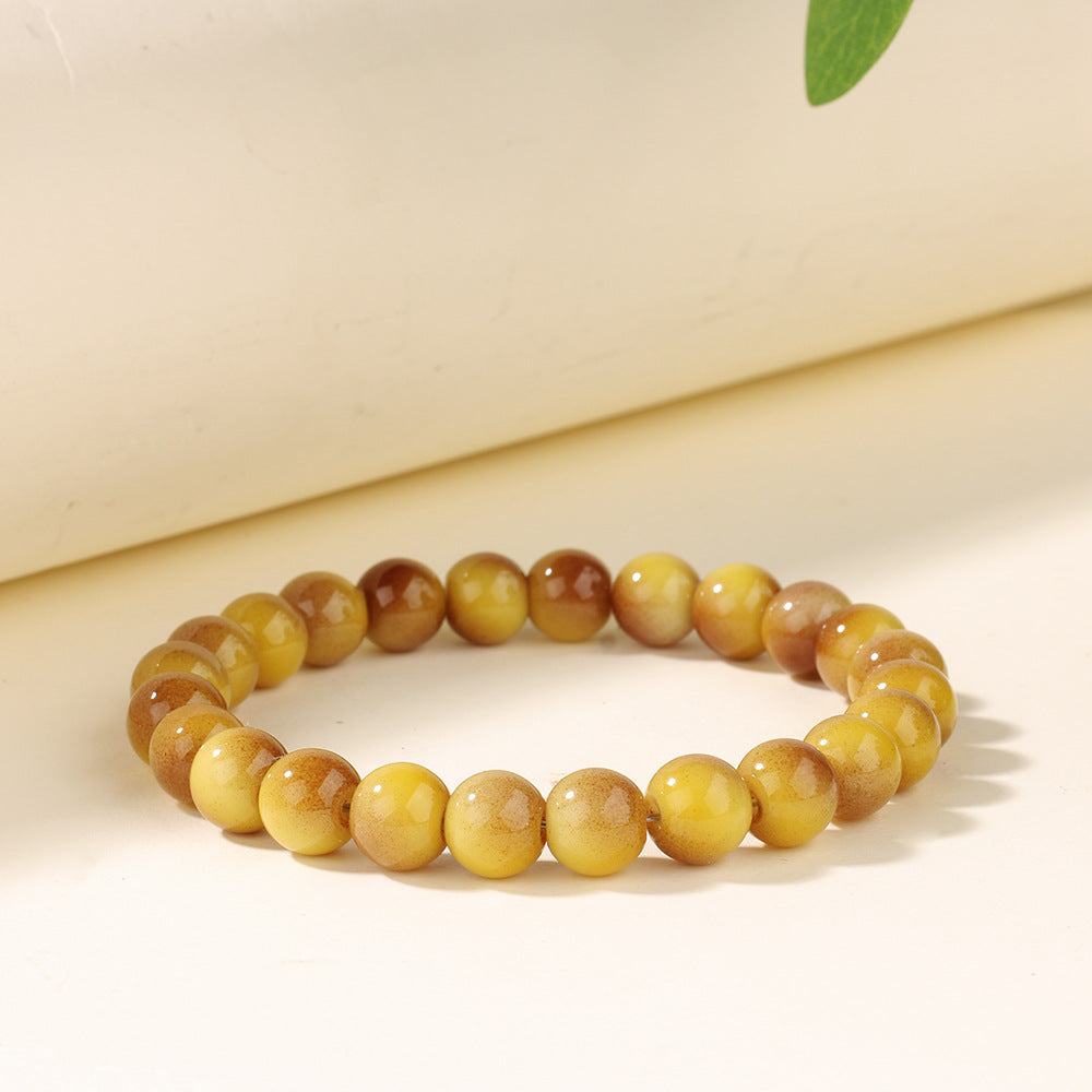 Gold-Plated Tiger Eye Stone Bracelet Jewelry for Women, Natural Stone Bracelet, Non-Fading, Brightening Effect