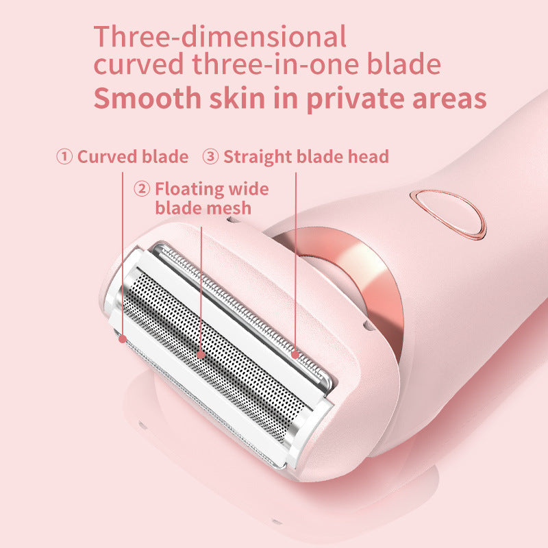 Beauty Device Electric Shaver for Men and Women, Intimate Area Hair Removal, Pubic Hair Trimmer, No Residue, Universal