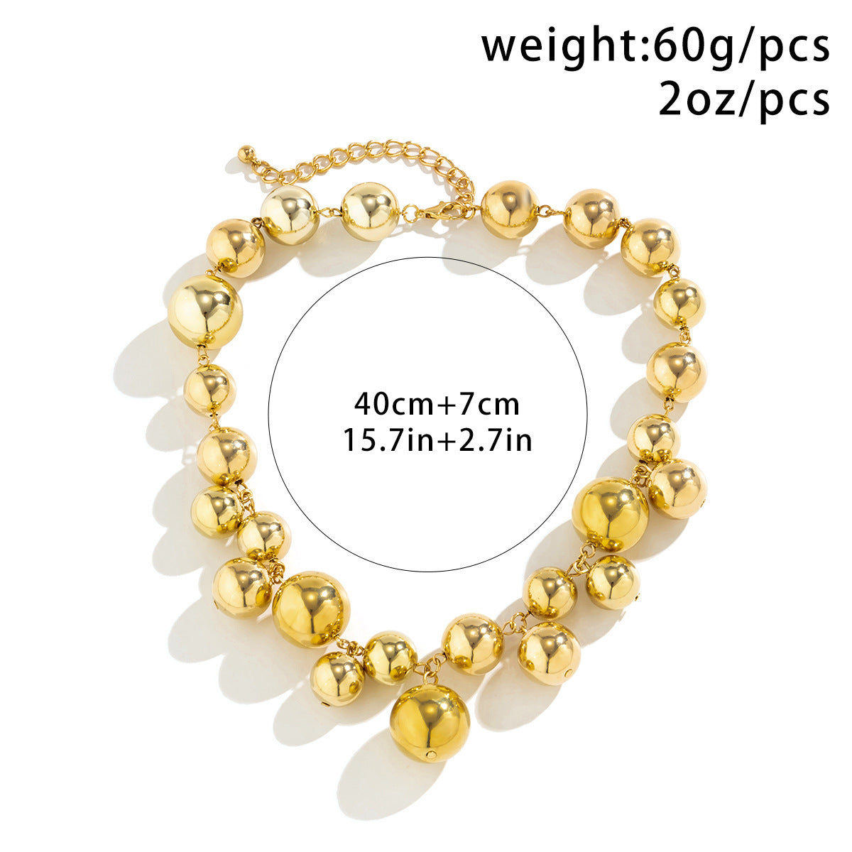 Light Luxury French Retro Imitation Pearl Necklace for Women Punk Style Necklace