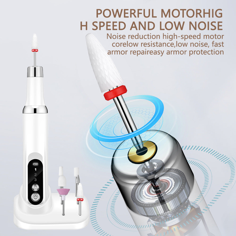 Hot-Selling Beauty Device Non-Heating Nail Drill Electric Nail Polish Remover Nail Art Tool Nail Grinder