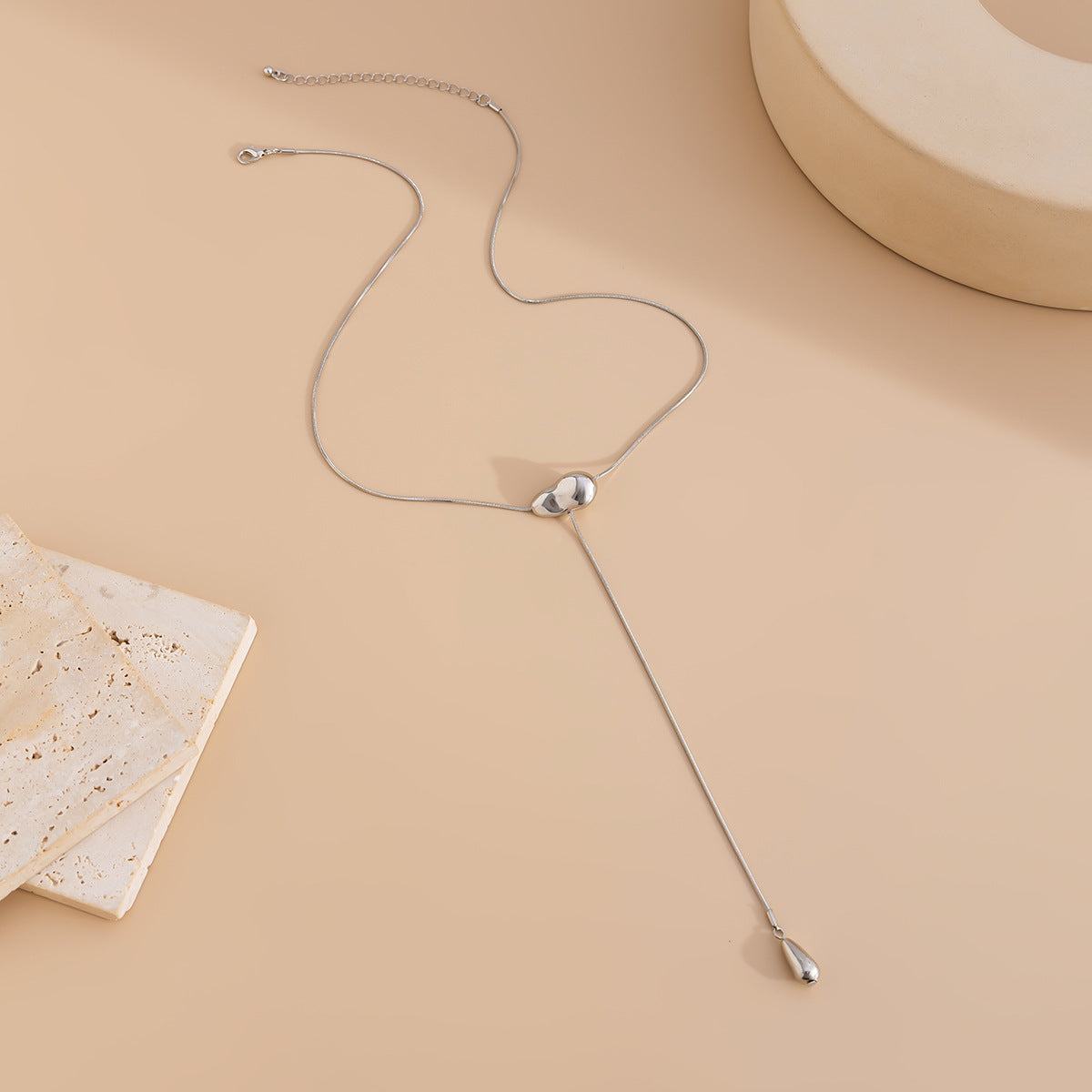 Trendy Long Layered Necklace - Minimalist Choker for Women