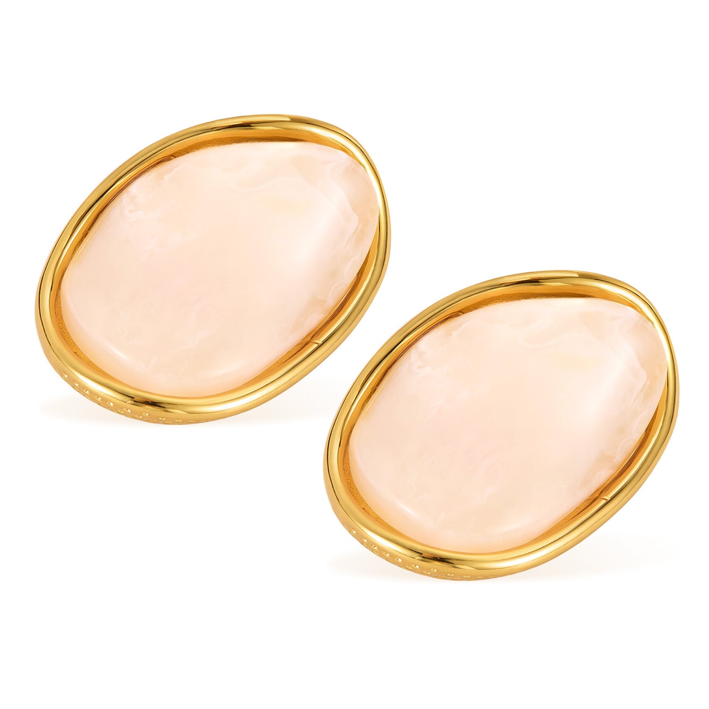 Trendy Titanium Steel Earrings - Summer Vacation Hoops
