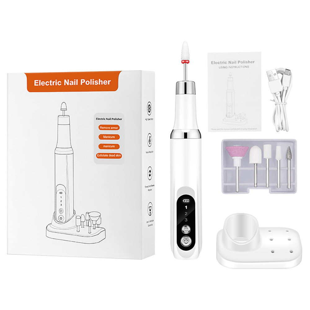 Hot-Selling Beauty Device Non-Heating Nail Drill Electric Nail Polish Remover Nail Art Tool Nail Grinder
