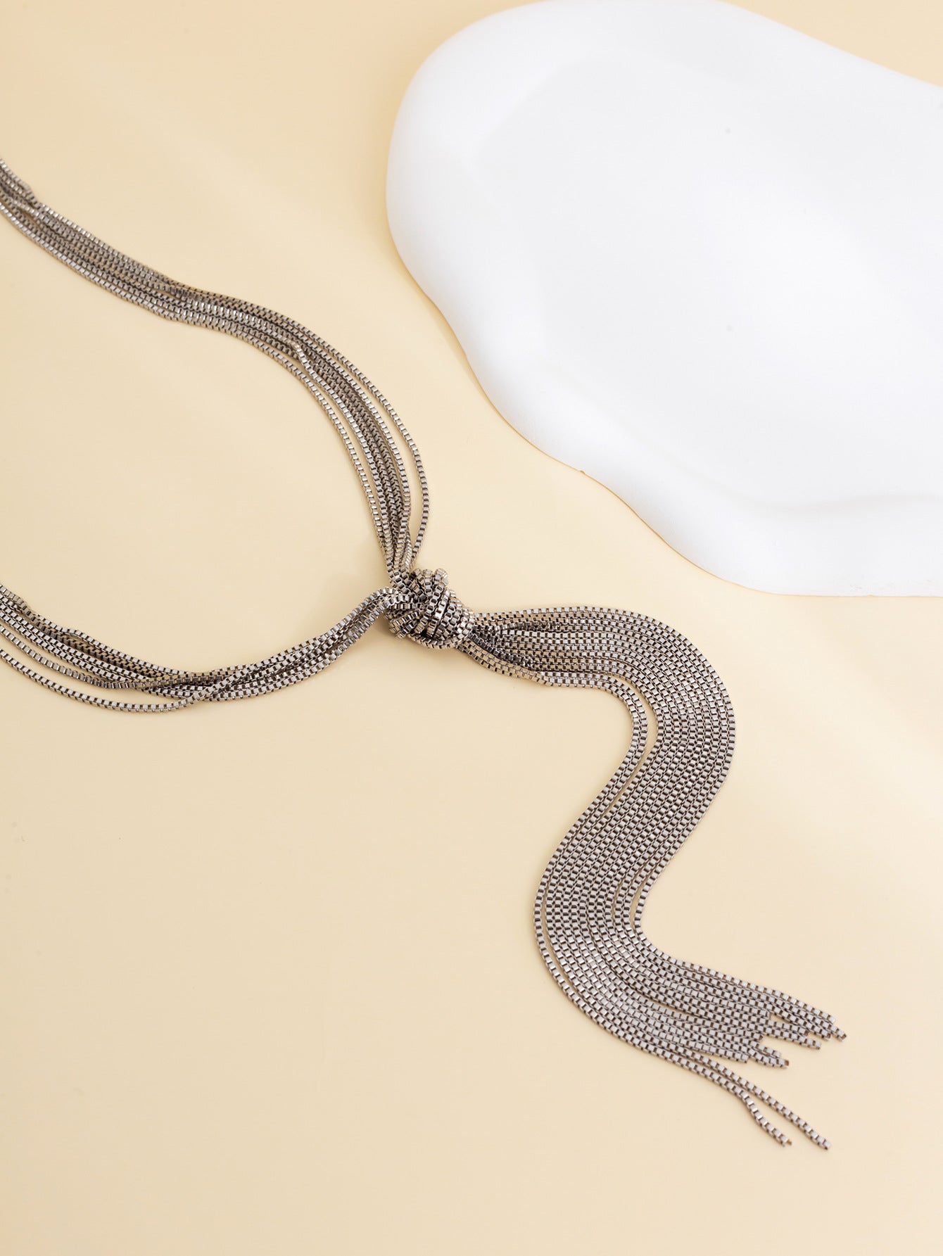 Layered Fringe Necklace for Women - Trendy Y2K Multi Chain Pendant | Boho Chic Statement Jewelry | Dainty & Edgy Gold Silver Necklace