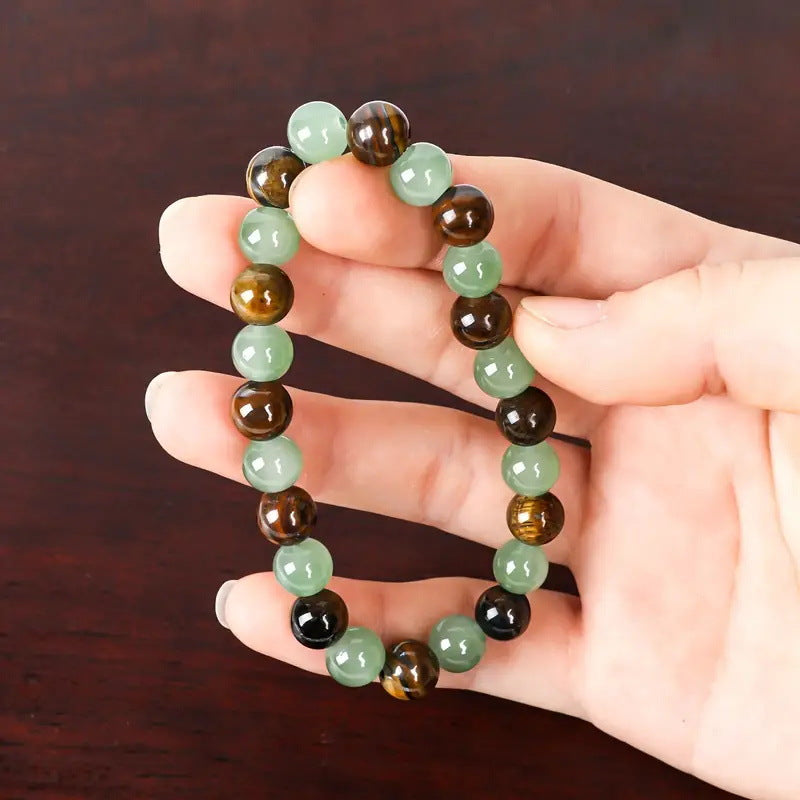 Relaxing Success Prosperity & Abundance Crystal Bracelet Natural Stone Beaded Stretch Jewelry