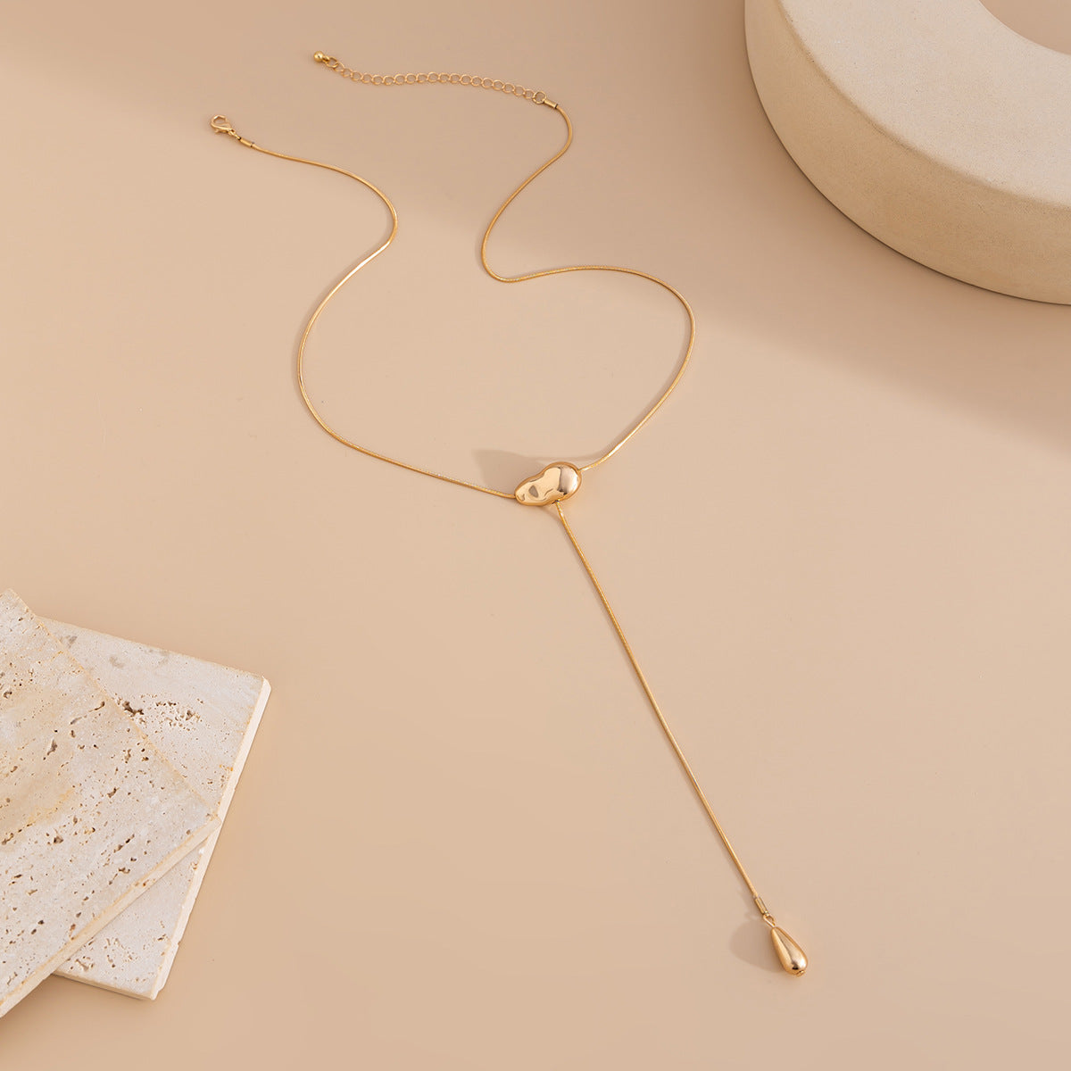 Trendy Long Layered Necklace - Minimalist Choker for Women