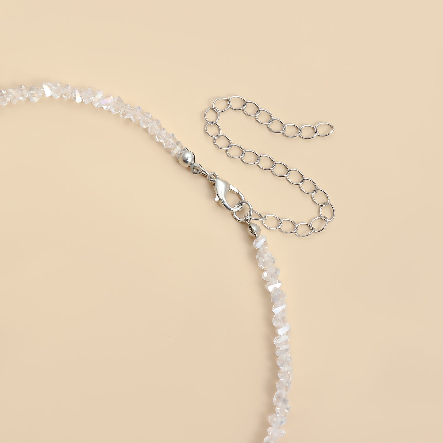 Double Chain Love Pendant Necklace - Cubic Zirconia Fringe Collarbone Choker | Ins Luxe Crystal Jewelry for Women
