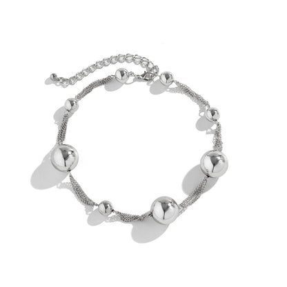 Light Luxury French Retro Imitation Pearl Necklace for Women Punk Style Necklace