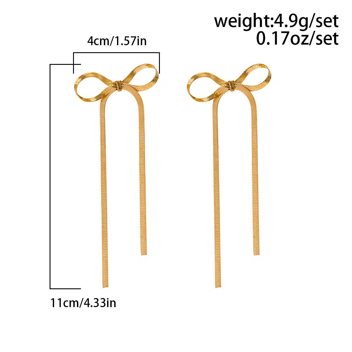 Empress Fashion Necklace for Women Versatile Snake Bone Chain Bowknot Clavicle Chain Necklace