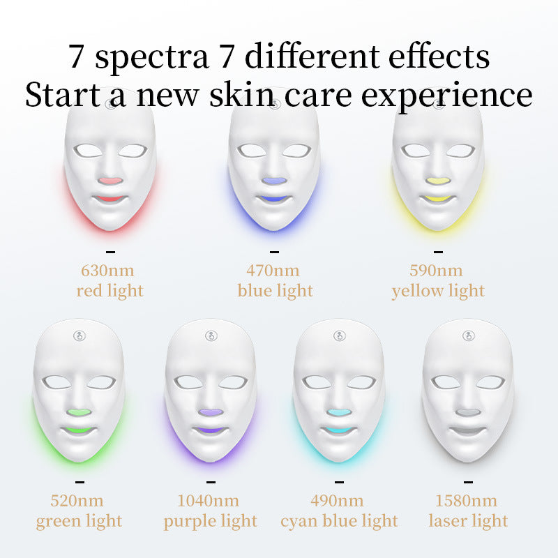 Photon Skin Rejuvenation Beauty Device LED Red Blue Light Beauty Mask Large Lamp Home Facial Mask Device