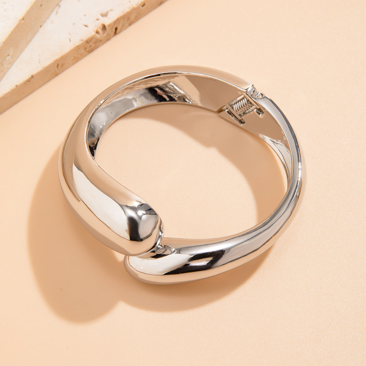 Hand Accessories Round Metal Glossy Water Drop Bracelet Niche Fashion Bracelet