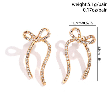 Empress Fashion Necklace for Women Versatile Snake Bone Chain Bowknot Clavicle Chain Necklace