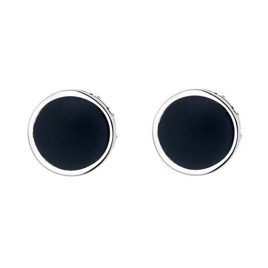 S925 Sterling Silver Stud Earrings Harajuku Style Enamel Resin Creative Pattern Stud Earrings