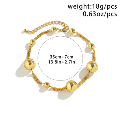 Light Luxury French Retro Imitation Pearl Necklace for Women Punk Style Necklace