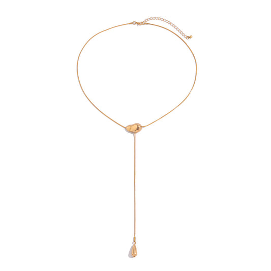 Trendy Long Layered Necklace - Minimalist Choker for Women