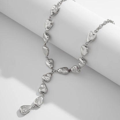 Baroque Irregular Y-shaped Collarbone Chain Ins Style Necklace for Women Collarbone Chain