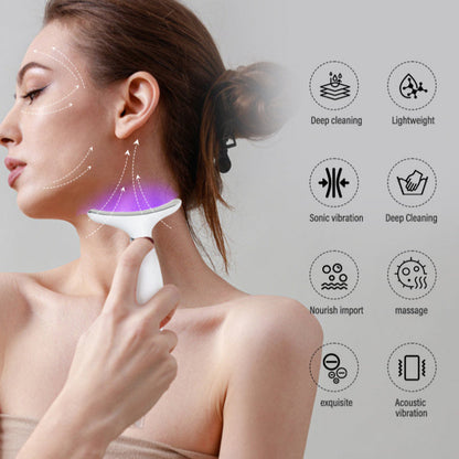 Neck Beauty Device 7 Colors Light Beauty Device Lifting Firming Face Neck Multi-Functional Massager Reducing Neck Wrinkles