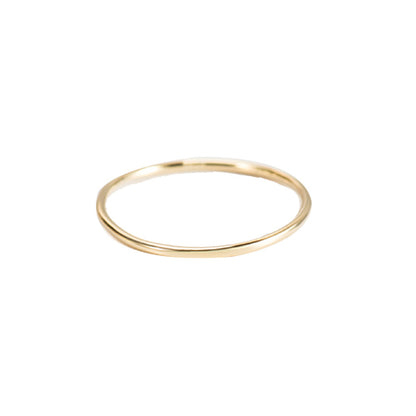 Fashion S925 Sterling Plain Band Silver Ring Smooth Line Simple Thin Ring for Women Index Finger Ring Tail Ring Silver Jewelry