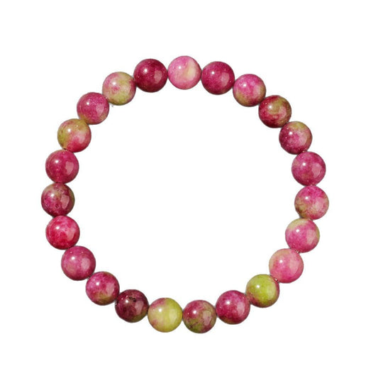 Natural Stone Crystal Bracelet Pink Tourmaline for Love