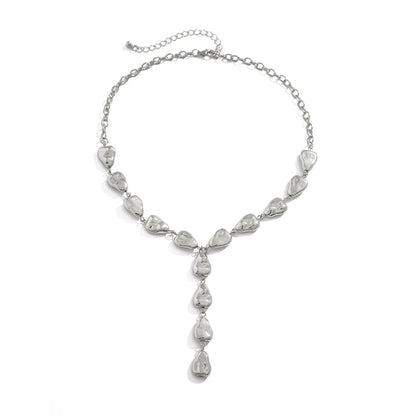Baroque Irregular Y-shaped Collarbone Chain Ins Style Necklace for Women Collarbone Chain