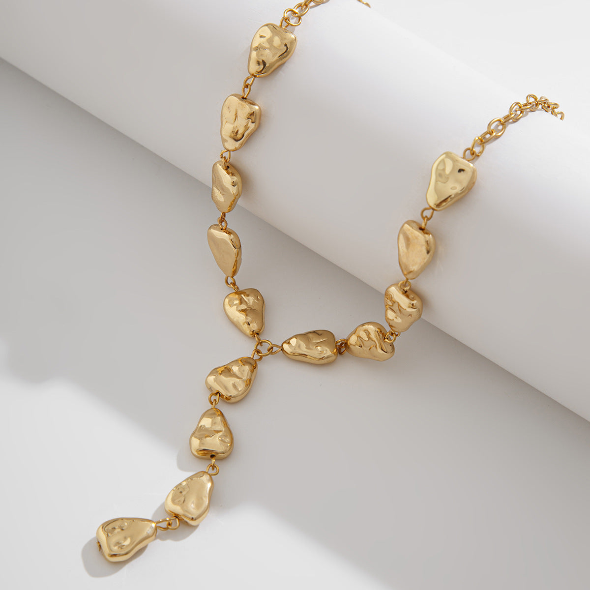 Baroque Irregular Y-shaped Collarbone Chain Ins Style Necklace for Women Collarbone Chain