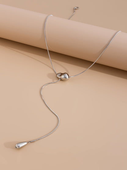 Trendy Long Layered Necklace - Minimalist Choker for Women