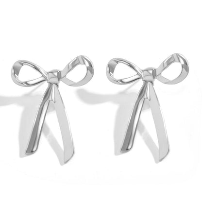 Empress Fashion Necklace for Women Versatile Snake Bone Chain Bowknot Clavicle Chain Necklace
